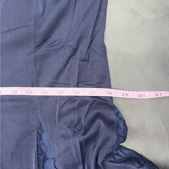 NWT We are HAH Mama C Dress Night Navy Lace Sheer Panel Maxi Dress - Picture 12 of 14